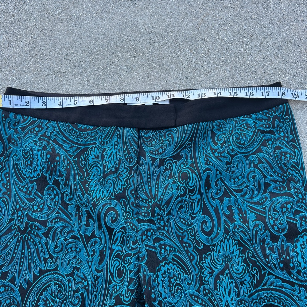 Trina Turk Color Blue Pants Women Size 12 Made in the USA - Picture 3 of 8